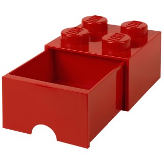 LEGO Schubladenbox STORAGE BRICK DRAWER 4 1 Schub rot