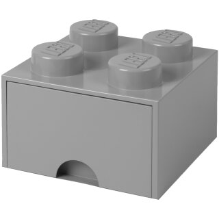 LEGO Schubladenbox STORAGE BRICK DRAWER 4 1 Schub grau