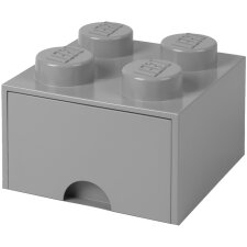 LEGO Schubladenbox STORAGE BRICK DRAWER 4 1 Schub grau