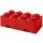 LEGO Schubladenbox STORAGE BRICK DRAWER 8 2 Schübe rot
