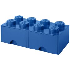 LEGO Schubladenbox STORAGE BRICK DRAWER 8 2 Schübe blau