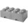 LEGO Schubladenbox STORAGE BRICK DRAWER 8 2 Schübe grau