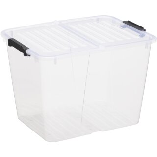 plast team Aufbewahrungsbox HOME BOX FLEX 30 Liter transparent