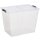 plast team Aufbewahrungsbox HOME BOX FLEX 65 Liter transparent