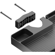 LogiLink Organizer zur Mastbefestigung schwarz