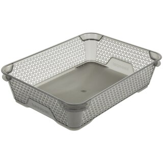 keeeper Stapelkörbchen "mirko" DIN A5 crystal-grey
