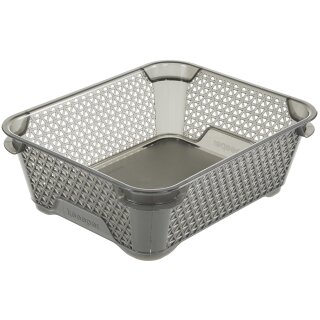 keeeper Stapelkörbchen "mirko" DIN A6 crystal-grey