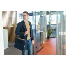 sigel Business-Filztasche Desk Sharing Bag Bicolor M grau