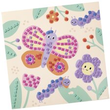 folia Moosgummi-Mosaik "BUTTERFLY" 301 Teile