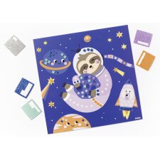 folia Moosgummi-Mosaik "SPACE SLOTH" 301 Teile