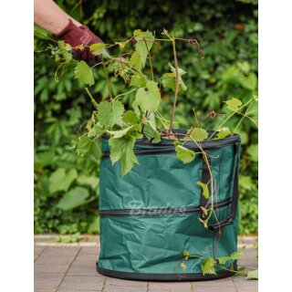 Bradas Gartensack POP UP 90 Liter dunkelgrün