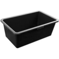 Bradas Mörtelwanne aus PVC 90 Liter schwarz