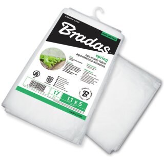 Bradas Abdeckvlies 1,1 x 20 m weiß