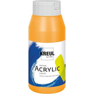 KREUL Acrylfarbe Triton Acrylic Liquid indischgelb 750 ml