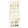 folia Adventskalender-Sticker "NUMBERS GOLD"