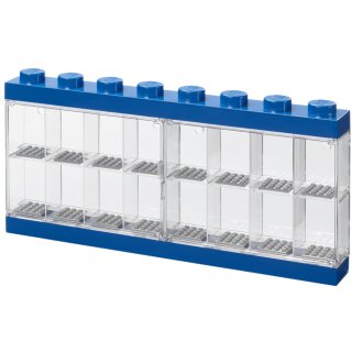 LEGO Minifiguren-Schaukasten DISPLAY CASE 16 blau