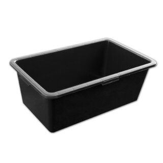 Bradas Mörtelwanne aus PVC 60 Liter schwarz