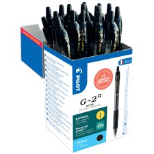 PILOT Gelschreiber G-2 PLUS 07 VALUE PACK schwarz 16+4...