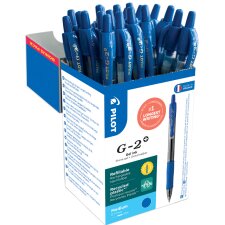 PILOT Gelschreiber G-2 PLUS 07 VALUE PACK blau 16+4 GRATIS