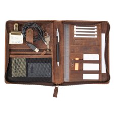 PRIDE&SOUL Organizer WICK aus Leder braun