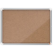 nobo Schaukasten Premium Plus Kork-Rückwand 8 x DIN A4