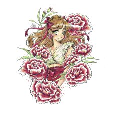 FABER-CASTELL Sketch Marker GOLDFABER Set Romantic Manga 2