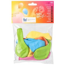 PAPSTAR Luftballons "Pastel" farbig sortiert
