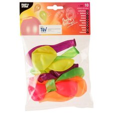 PAPSTAR Luftballons "Neon" farbig sortiert