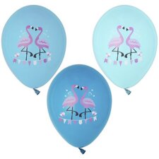 PAPSTAR Luftballons "Flamingo" farbig sortiert