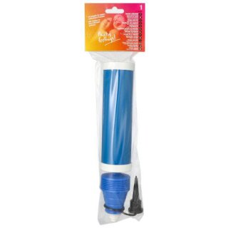 PAPSTAR Luftballonpumpe Länge: 275 mm blau