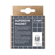 sigel Neodym-Design-Magnete Zylinder "Strong"...