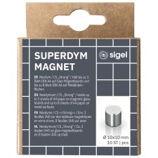 sigel Neodym-Design-Magnete Zylinder "Strong"...