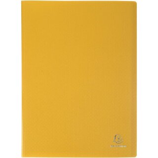 EXACOMPTA Sichtbuch DIN A4 PP 60 Hüllen gelb