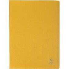 EXACOMPTA Sichtbuch DIN A4 PP 60 Hüllen gelb