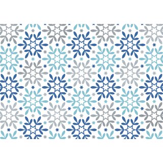 SUSY CARD Weihnachts-Geschenkpapier "Schneeflocken"
