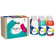 KREUL Acrylfarbe Triton Acrylic Liquid Set Modern Mix 6 x...