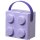 LEGO Brotdose mit Tragegriff lavendel