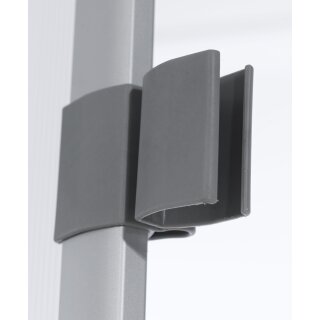 PAPERFLOW Mobiles Trennwandsystem 2er Set transparent