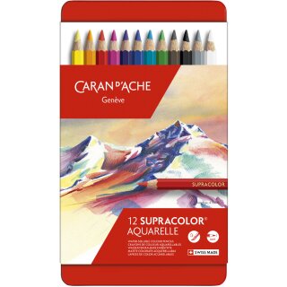 CARAN DACHE Buntstifte SUPRACOLOR 80er Metalletui
