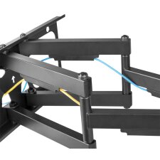 LogiLink TV-Wandhalterung Full Motion für 127 - 228,6 cm (50" - 90") schwarz