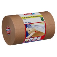 tesa Abdeckpapier selbstklebend 150 mm x 50 m braun