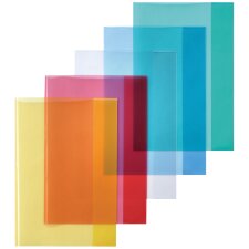 herlitz Heftschoner DIN A4 PP transparent-sortiert