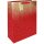 Clairefontaine Weihnachts-Geschenktüte "Sternregen rot"
