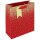 Clairefontaine Weihnachts-Geschenktüte "Sternregen rot"