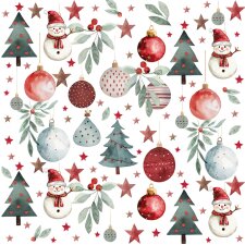 PAPSTAR Weihnachts-Motivservietten "Cold Winter"