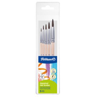 Pelikan Pinsel Starter-Set Haarpinsel 5-teilig
