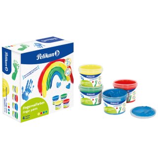 Pelikan Fingermalfarbe Basisfarben 4er Set