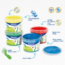 Pelikan Fingermalfarbe Basisfarben 4er Set