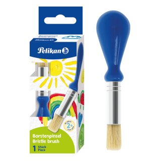 Pelikan Kleinkindpinsel mit Knubbelgriff blau