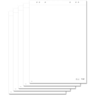 sigel Flipchart-Block 680 x 990 mm blanko weiß gerollt